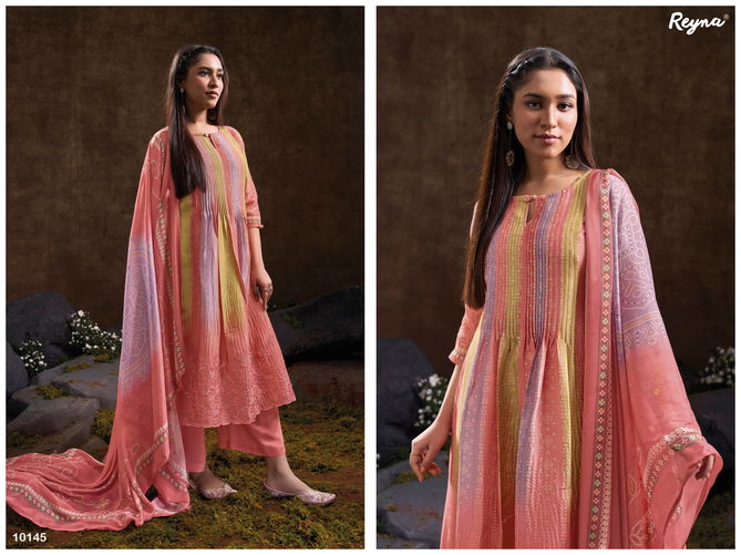 Lailaa By Reyna Vintage Silk Printed Salwar Kameez Suppliers In India